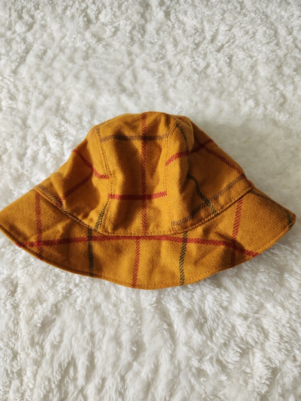 BARNEYS NEW YORK 100% Pure Wool Bucket Hat Made in Italy